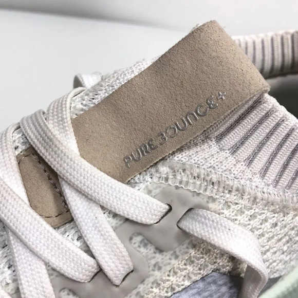 Adidas PureBounce‎ Cloud White Mint Athletic Running Shoes Size 7 - Picture 9 of 13